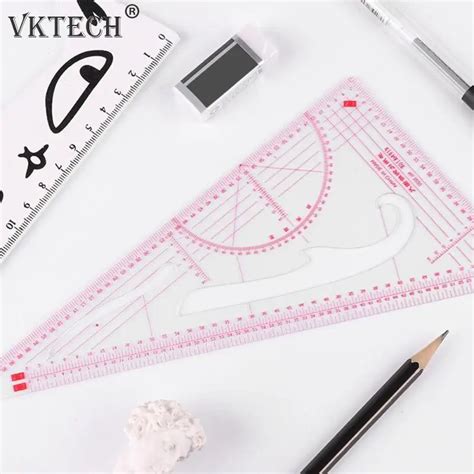 Plastic Sewing Ruler DIY Costume Sewing Tools Patchwork Ruler ...