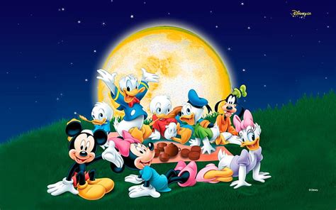 HD wallpaper: Mickey Mouse And Friends With Donald Duck Family ...