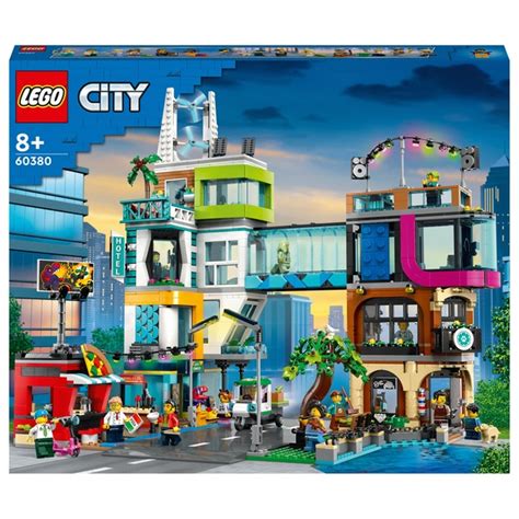 LEGO City 60380 Downtown City Centre Reconfigurable Modular Building ...