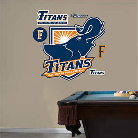 Cal State Fullerton Titans Shield Logo