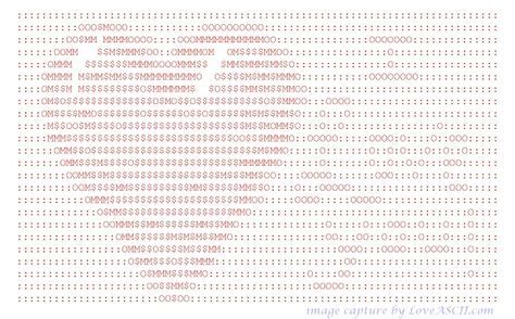 7 I Love You ASCII Art ideas | ascii art, ascii, i love you pictures