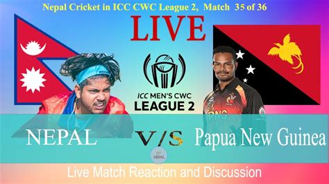 🔴LIVE: Nepal vs PNG Ball by Ball Score Commentary Sandeep 5 wickets haul and close to top 3 ...