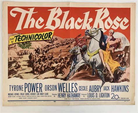 The Black Rose vintage movie poster | EstateSales.org