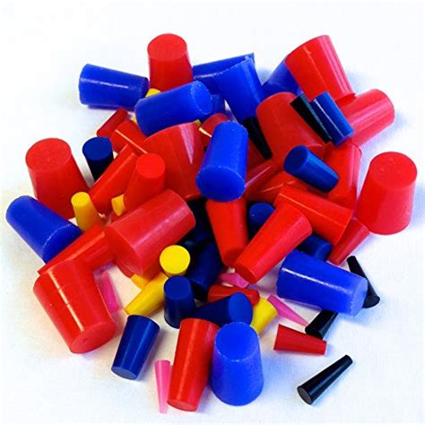 160pc High Temp Silicone Rubber End Cap and Tapered Stopper Plug ...