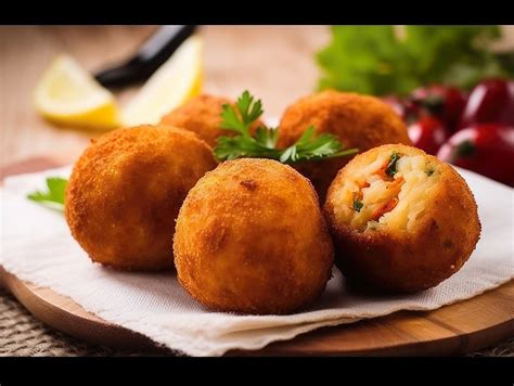 Download Brazilian Bolinho De Bacalhau, Traditional Dish, Portuguese Cuisine. Royalty-Free Stock ...