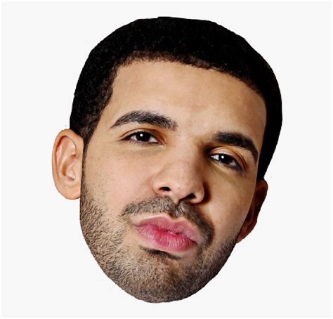 Transparent Drake Clipart - Drake Face Png, Png Download - kindpng