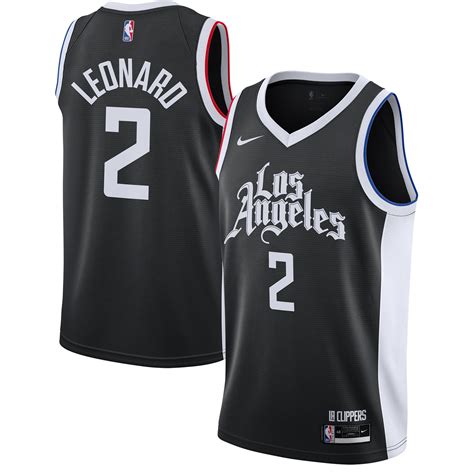 Men's Nike Kawhi Leonard Black LA Clippers 2020/21 - Swingman Jersey ...