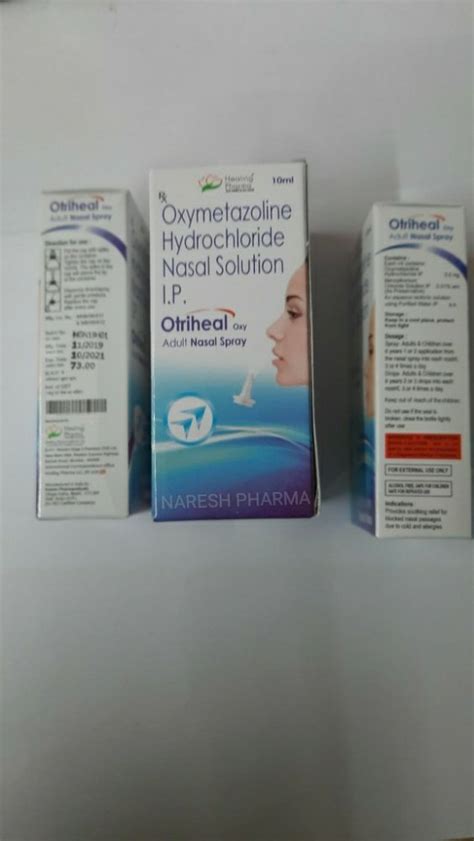 0.05% Oxymetazoline Nasal Drops, Packaging Type: Bottle, Packaging Size ...