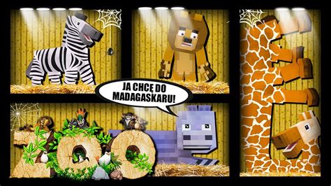 MINECRAFT ZOO #1 - IDZIEMY DO ZOO?! *pingwiny z Madagaskaru ...