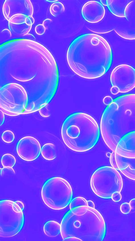 Purple Bubbles Wallpaper