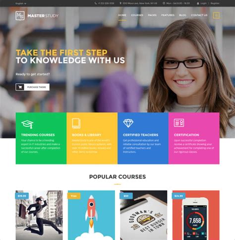 23+ Top WordPress Education Website Themes & Templates | Free & Premium ...