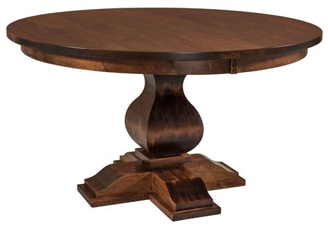 Obert Round Pedestal Table - Countryside Amish Furniture