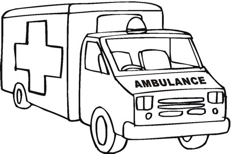 ambulance clipart black and white - Clip Art Library