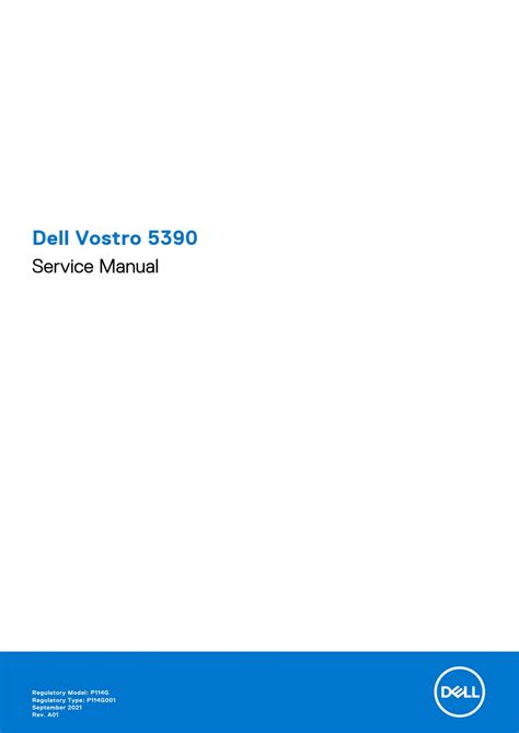 DELL VOSTRO 5390 SERVICE MANUAL Pdf Download | ManualsLib