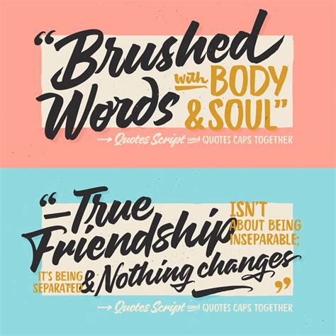 Quotes Fonts in Two Styles from Sudtipos