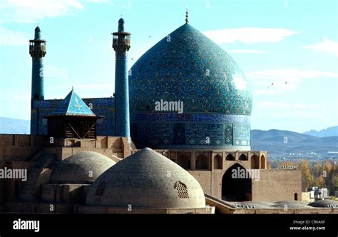 The Imam or Shah Mosque in Isfahan built during the Safavid dynasty under the order of Shah ...