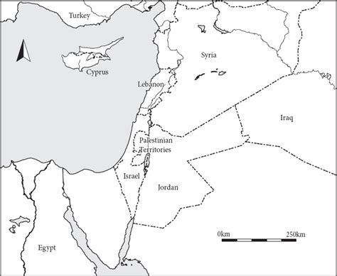 Map of the Levant