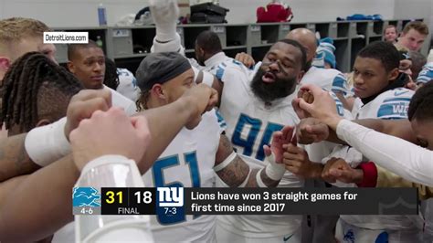 Head coach Dan Campbell's postgame locker room speech after Detroit ...