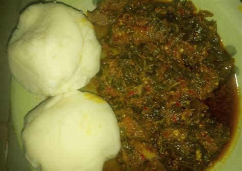 Pounded Yam En Egusi Soup - Martha Allisons