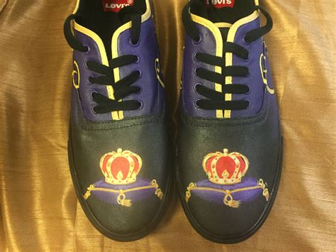 Hand Painted Crown Royal Shoes