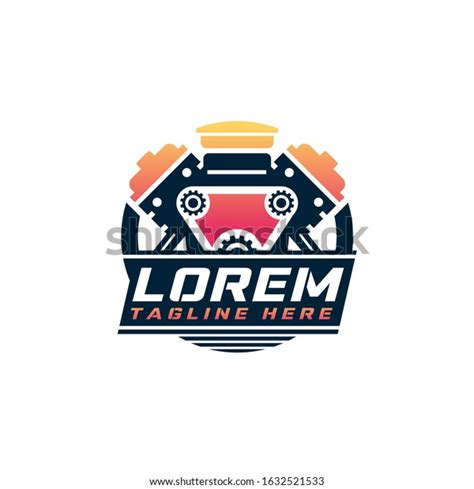 Diesel Engine Logo Design Vector Template Stock Vector (Royalty Free ...