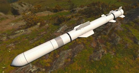 3D model Harpoon Missile VR / AR / low-poly | CGTrader