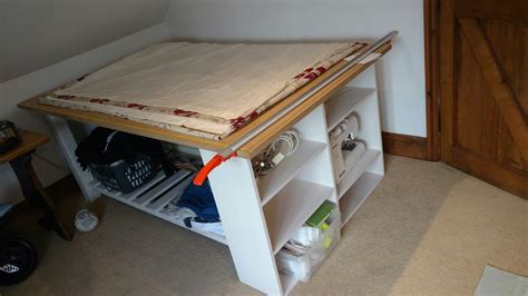 Diy Fabric Cutting Table With Groove - Franklin Morrison's Coloring Pages