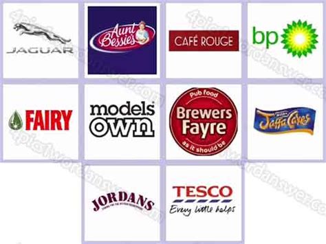 Logo Quiz UK Brands Level 121 - 130 Answers | 4 Pics 1 Word Daily ...