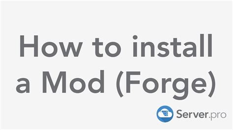 How to Install a Minecraft Mod on Server.pro - Minecraft Java (Premium/Pro) - YouTube