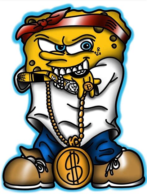 Spongebob Gangster Drawings