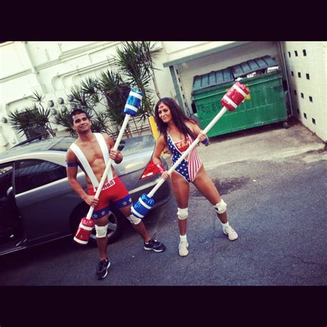 DIY American Gladiators Halloween Costume