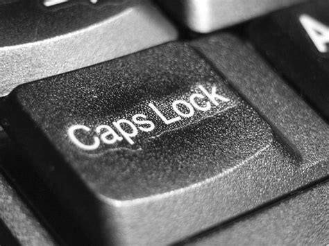 Do you use CAPS LOCK when typing capital letters? / myLot