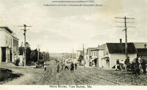 Main Street, Van Buren, ca. 1910 - Maine Memory Network