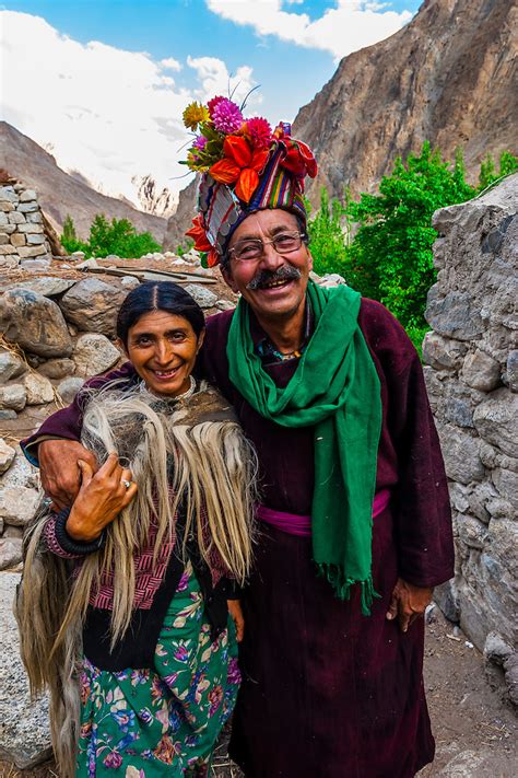 Brokpa tribe in the remote Dahanu Valley. The valley is known as the "Land of the Aryans" as the ...