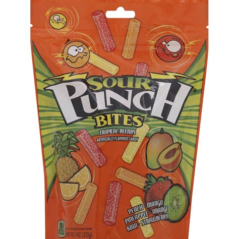 Sour Punch Bites Bites, Tropical Blend | Snacks, Chips & Dips | Priceless Foods