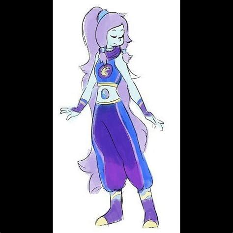 Aquamarine! Fusion of Trapiche Emerald and Moonstone by quicktiger! | Steven Universe Amino