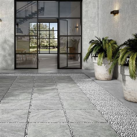 Mills Grey I Non Slip Outdoor Tile | Best Prices | World of Tiles