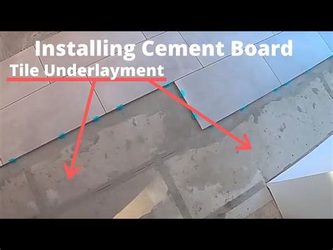 How To Lay Cement Board On Subfloor | Viewfloor.co