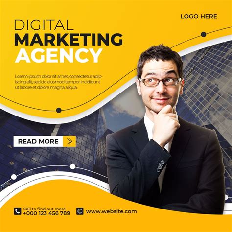 Digital Marketing Flyer Template Free (14+ Professional Design)