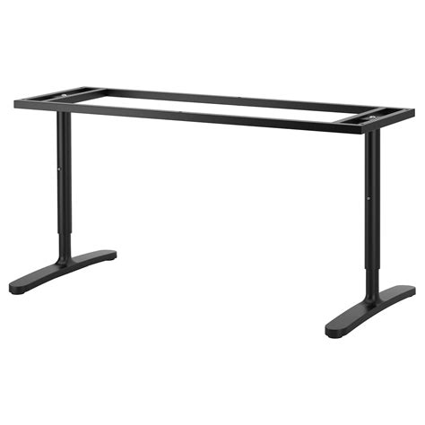 BEKANT Underframe for table top - black - IKEA Karlby Countertop, Wood Countertops, Affordable ...
