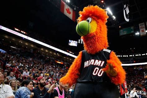 Who is the Miami Heat's mascot, Burnie?