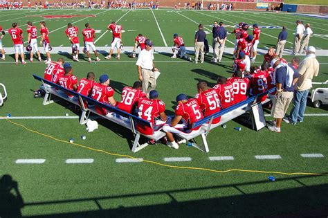 Football Players on the Bench | Flickr - Photo Sharing!