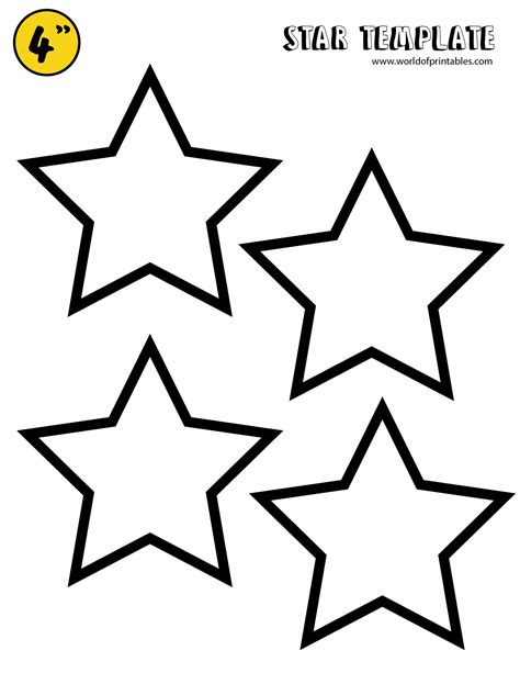 Printable Star Stencils