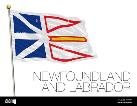 Newfoundland and Labrador regional flag, Canada Stock Vector Image & Art - Alamy