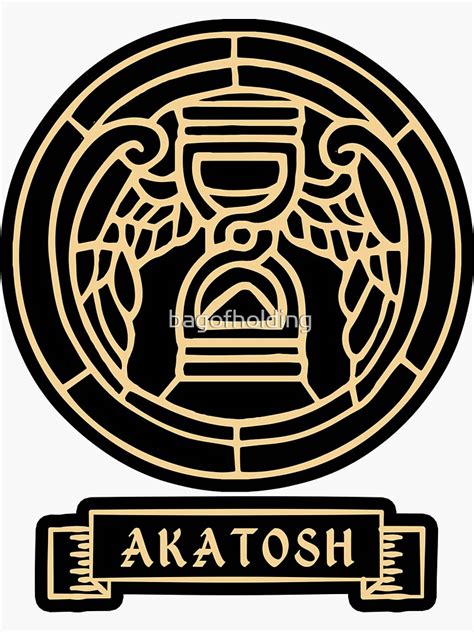 "Akatosh Dragon God of Time Symbol Oblivion Skyrim" Sticker for Sale by ...