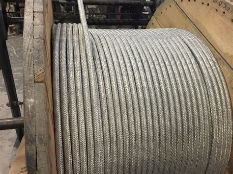 Galvanised Steel wire braid | Flexible armoured cable | GWSB