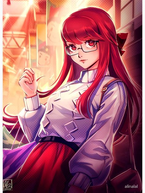 "Sumire - Persona 5" Art Board Print for Sale by alinalal | Redbubble