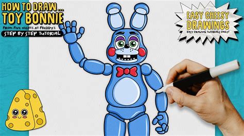 How to Draw TOY BONNIE 😱🐰 (Five Nights at Freddy's) | Easy Step-By-Step ...