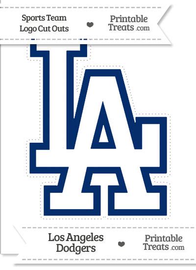 La Dodgers Coloring Pages - Learny Kids