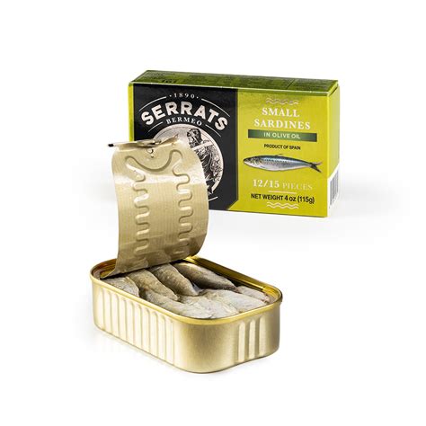 SERRATS Small Sardines In Olive Oil Canned (4 oz.) – Voyage-Marche, Inc.